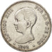 Spain, Alfonso XIII, 5 Pesetas, 1892, Madrid, VF(30-35), Silver, KM:689