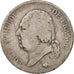 France, Louis XVIII,5 Francs, 1822, Lille, F(12-15), Silver,KM 711.13