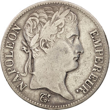 France, 5 Francs, 1813, Paris, VF(30-35), Silver, KM:694.1, Gadoury:584