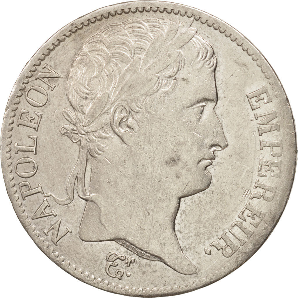 Frankreich, 5 Francs, 1812, Paris, SS, Silber, KM:694.1, Gadoury:584