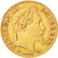 France, 10 Francs, 1868, Paris, EF(40-45), Gold, KM:800.1, Gadoury:1015