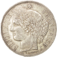 France, Cérès, 5 Francs, 1870, Bordeaux, EF(40-45), Silver, KM:818.4
