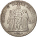 Moneta, Francia, Hercule, 5 Francs, 1848, Strasbourg, BB, Argento, KM:756.2