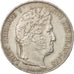 France, Louis-Philippe, 5 Francs, 1847, Paris, AU(50-53), Silver, KM:749.1