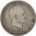 ITALIAN STATES, 5 Lire, 1808, Milan, VG(8-10), Silver, KM 10.7