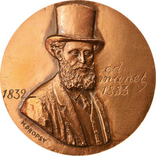 France, Médaille, Peinture, Edouard Manet, Arts & Culture, Dropsy, SPL, Bronze
