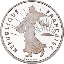 Coin, France, Semeuse, 1/2 Franc, 2001, Paris, Proof / BE, MS(65-70), Nickel