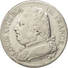Frankreich, Louis XVIII, 5 Francs, 1815, Toulouse, S, Silber, KM 702.9