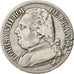 France, Louis XVIII, 5 Francs, 1814, Toulouse,VF(20-25),Silver,KM 702.9