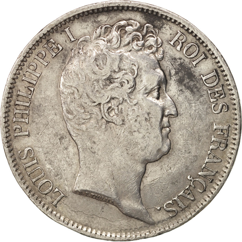 France, Louis-Philippe, 5 Francs, 1831, Rouen, EF(40-45), Silver, KM:735.2