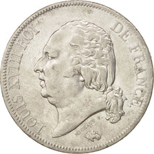 France, Louis XVIII, 5 Francs, 1820, Paris, EF(40-45), Silver,KM 711.1