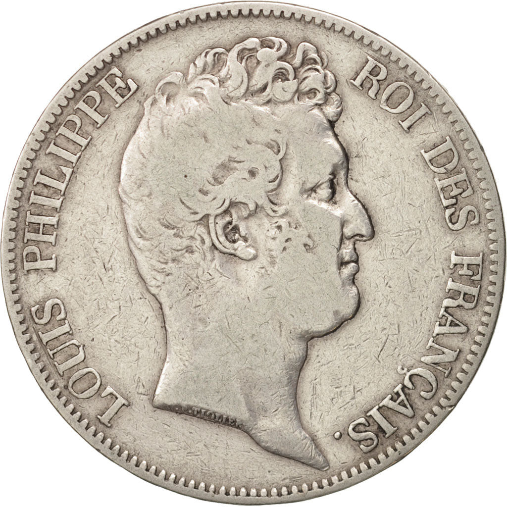 France, Louis-Philippe, 5 Francs, 1830, Paris, VF(20-25), Silver, KM:737.1