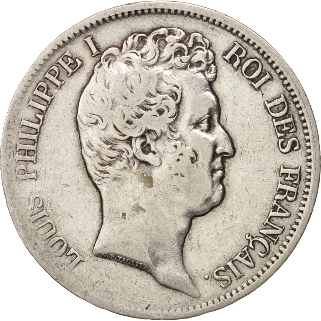 Coin, France, Louis-Philippe, 5 Francs, 1831, Marseille, VF(30-35), Silver