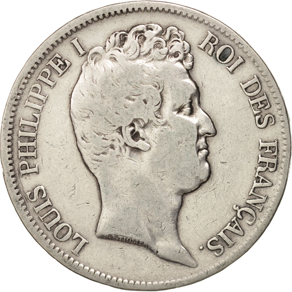 Coin, France, Louis-Philippe, 5 Francs, 1831, Bayonne, VF(30-35), Silver