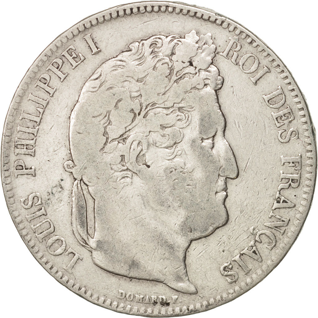 Münze, Frankreich, Louis-Philippe, 5 Francs, 1835, Limoges, S, Silber