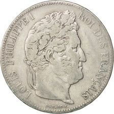 Coin, France, Louis-Philippe, 5 Francs, 1835, Nantes, VF(30-35), Silver
