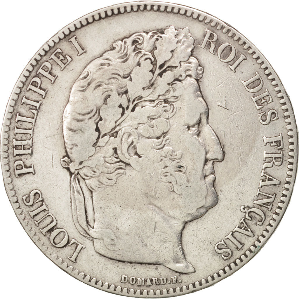 Coin, France, Louis-Philippe, 5 Francs, 1832, Bayonne, VF(30-35), Silver