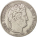 Moneda, Francia, Louis-Philippe, 5 Francs, 1833, Perpignan, BC+, Plata