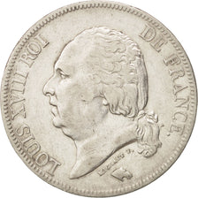 Coin, France, Louis XVIII, Louis XVIII, 5 Francs, 1824, Lille, EF(40-45)