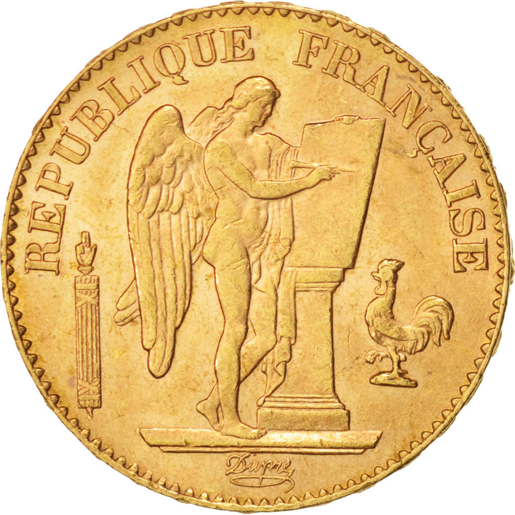 Munten, Frankrijk, Génie, 20 Francs, 1897, Paris, PR, Goud, KM:825