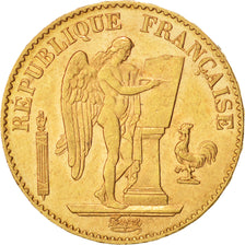 France, Génie, 20 Francs, 1893, Paris, SUP, Or, KM:825, Gadoury:1063