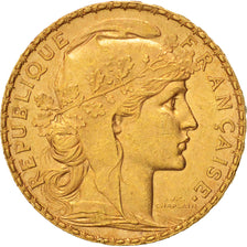 France, Marianne, 20 Francs, 1904, AU(55-58), Gold, KM:847, Gadoury:1064