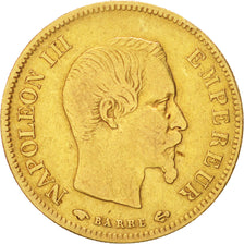 Munten, Frankrijk, Napoleon III, Napoléon III, 10 Francs, 1858, Paris, FR+