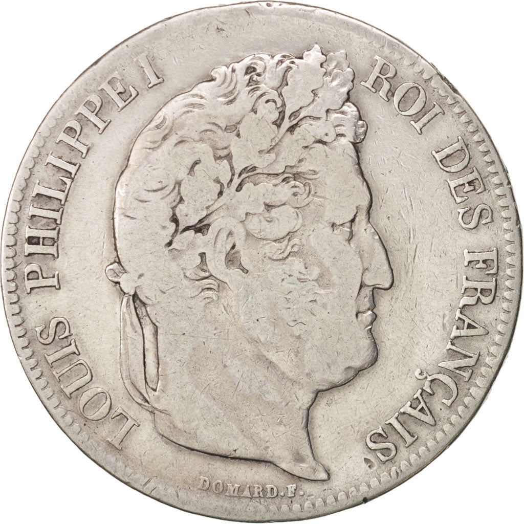 France, Louis-Philippe, 5 Francs, 1832,Strasbourg,TB,KM:749.3,Gad 678