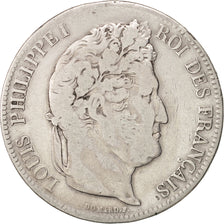 France, Louis-Philippe, 5 Francs, 1832,Strasbourg,TB,KM:749.3,Gad 678