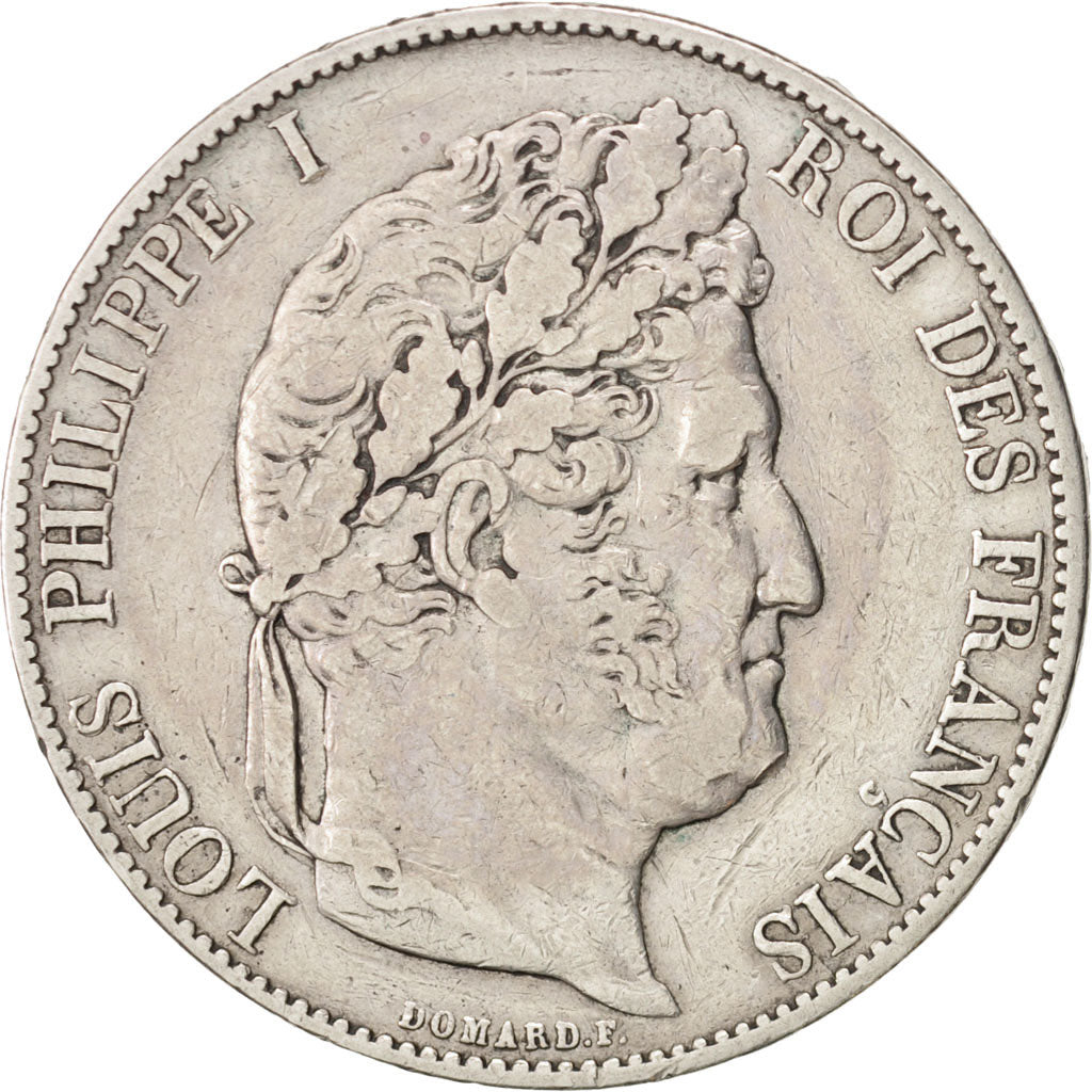 Münze, Frankreich, Louis-Philippe, 5 Francs, 1846, Lille, S+, Silber