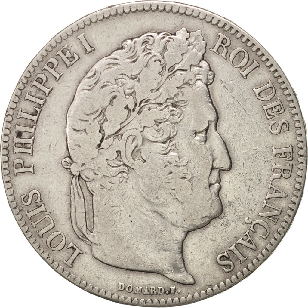 Monnaie, France, Louis-Philippe, 5 Francs, 1835, Bordeaux, TB+, Argent