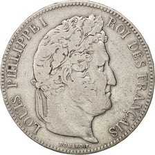 Monnaie, France, Louis-Philippe, 5 Francs, 1835, Bordeaux, TB+, Argent