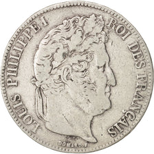 Munten, Frankrijk, Louis-Philippe, 5 Francs, 1836, Rouen, FR+, Zilver, KM:749.2
