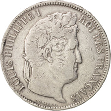 France, Louis-Philippe, 5 Francs, 1831, Limoges, VF(20-25), Silver, KM:745.6