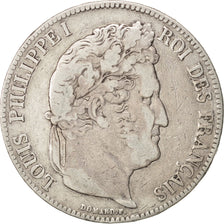 Monnaie, France, Louis-Philippe, 5 Francs, 1839, Rouen, TB, Argent, KM:749.2