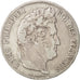 Moneta, Francia, Louis-Philippe, 5 Francs, 1839, Rouen, MB, Argento, KM:749.2