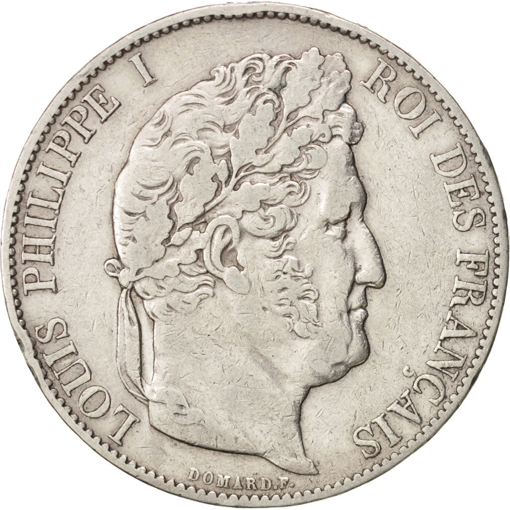 Monnaie, France, Louis-Philippe, 5 Francs, 1847, Bordeaux, TB+, Argent