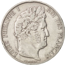 Monnaie, France, Louis-Philippe, 5 Francs, 1847, Bordeaux, TB+, Argent