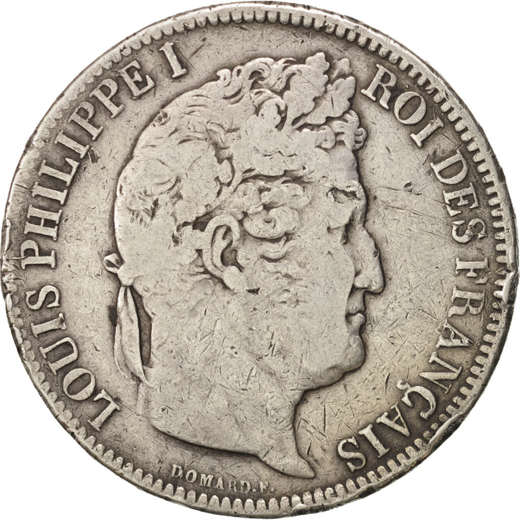 Monnaie, France, Louis-Philippe, 5 Francs, 1831, La Rochelle, B+, Argent