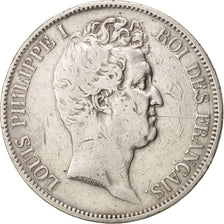 France, Louis-Philippe, 5 Francs, 1830, Rouen, VF(30-35), Silver, KM:735.2