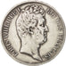Francia, Louis-Philippe, 5 Francs, 1831, Lille, MB+, Argento, KM:736.3
