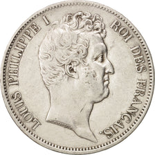 Coin, France, Louis-Philippe, 5 Francs, 1831, Paris, EF(40-45), Silver