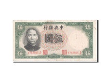 Geldschein, China, 5 Yüan, 1930, SS+