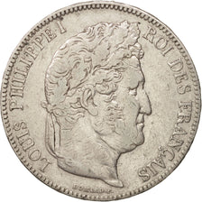 Coin, France, Louis-Philippe, 5 Francs, 1832, Nantes, VF(20-25), Silver