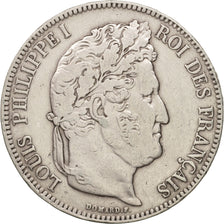 Münze, Frankreich, Louis-Philippe, 5 Francs, 1834, Limoges, S, Silber