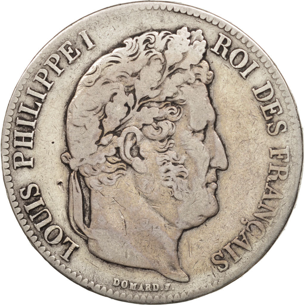 Monnaie, France, Louis-Philippe, 5 Francs, 1839, Paris, TB, Argent, KM:749.1