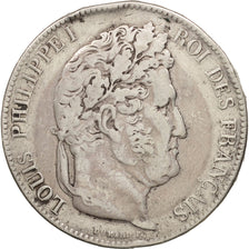 Monnaie, France, Louis-Philippe, 5 Francs, 1841, Strasbourg, TB+, Argent