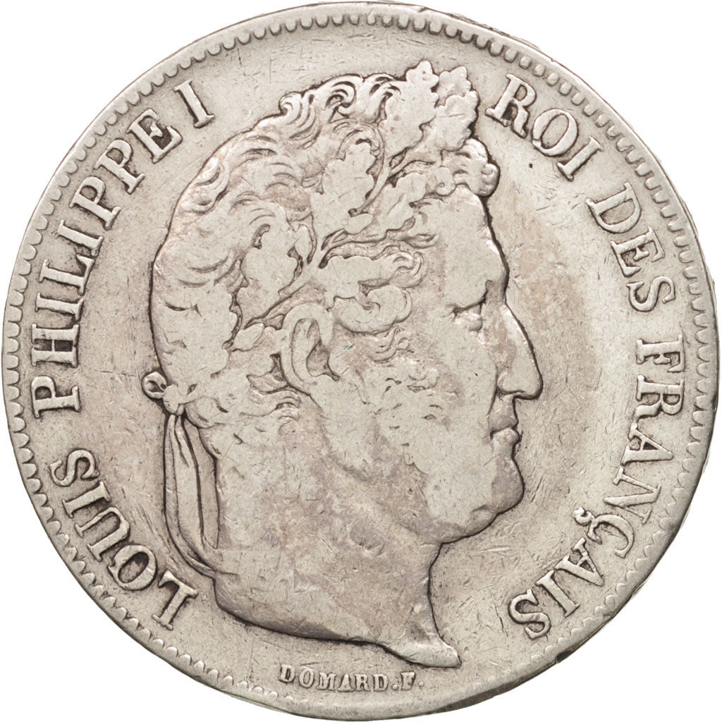 Monnaie, France, Louis-Philippe, 5 Francs, 1840, Strasbourg, TB+, Argent