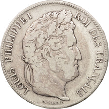 Monnaie, France, Louis-Philippe, 5 Francs, 1840, Strasbourg, TB+, Argent