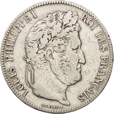 France, Louis-Philippe, 5 Francs, 1834, Paris, VF(30-35), Silver, KM:749.1